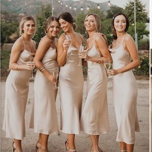 Show Me Your MuMu Champagne Verona Cowl Slip